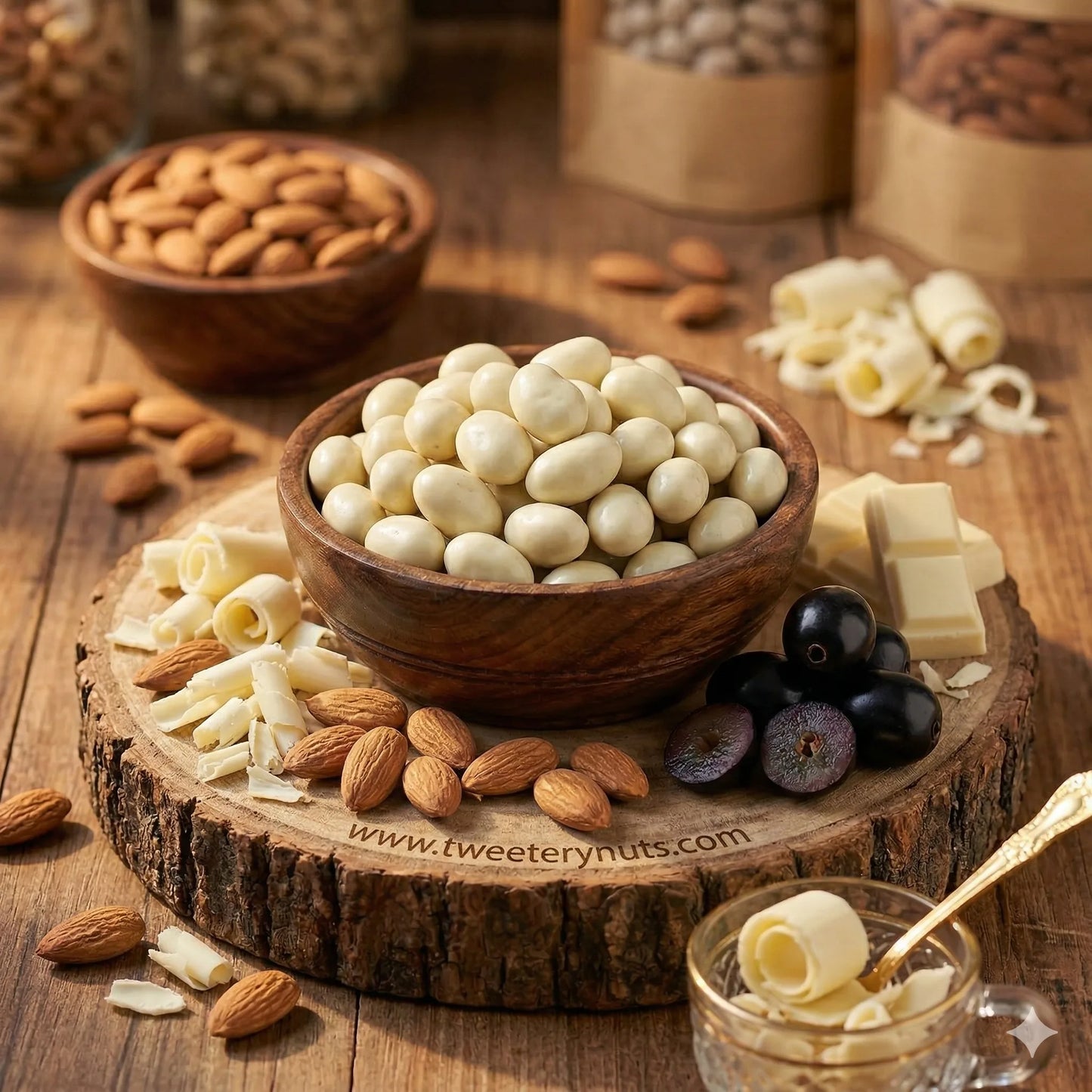 White Chocolate Almonds