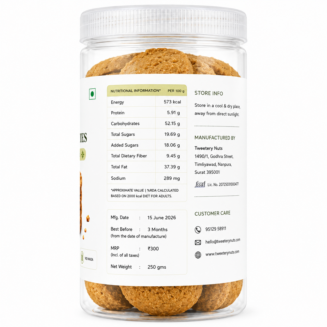 Jowar Jaggery Cookies