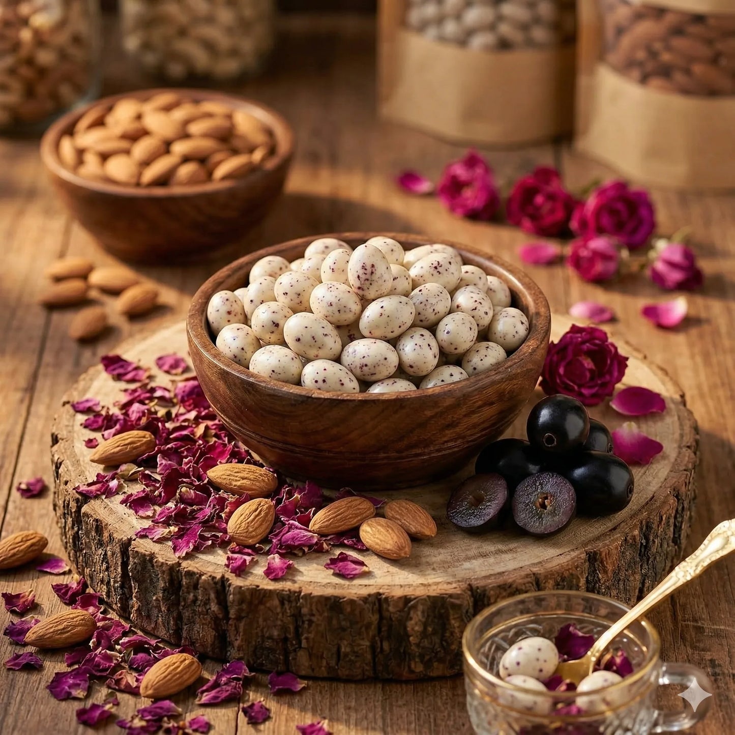 Rose Petal Almonds