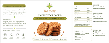 Jowar Jaggery Cookies